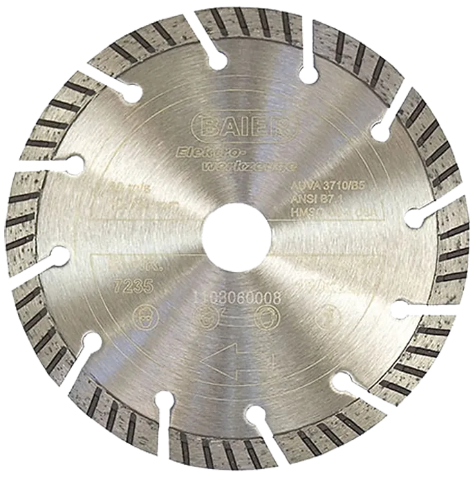 Baier Turbo diamantskæreskive f/BDN125 125×22,2mm