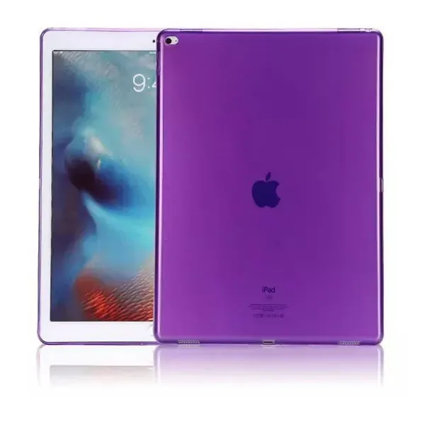 iPad Pro 12,9" fleksibelt TPU cover. Lilla.