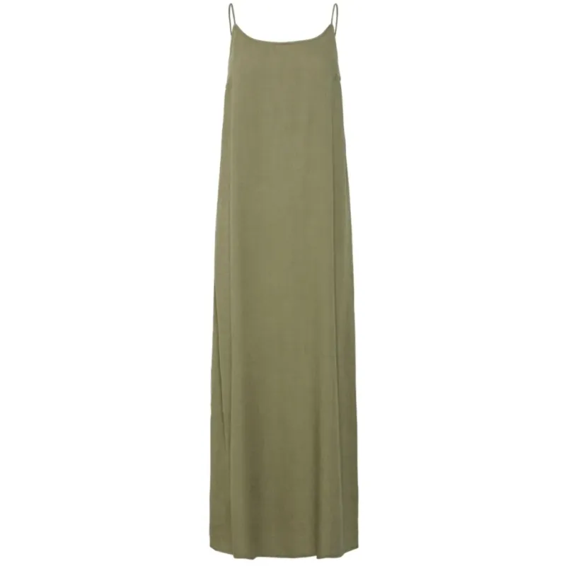 PIECES dame kjole PCPIA - Deep Lichen Green