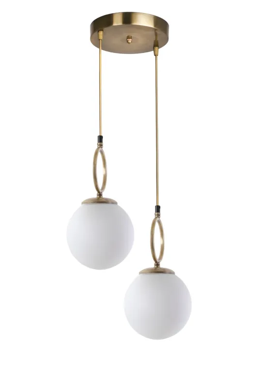 LUMI Annecy loftlampe - hvid og metal