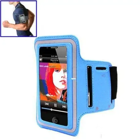 Sportsarmbånd til iPhone 5 / 5S. Blå.