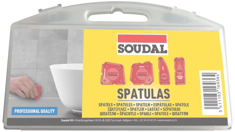Soudal fugespartler, sæt 4 stk