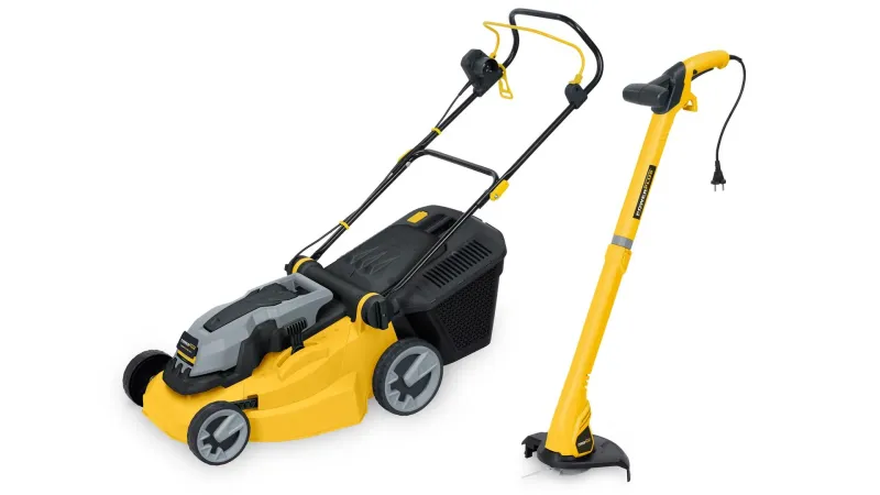Plæneklipper 420 mm + græstrimmer 250 W