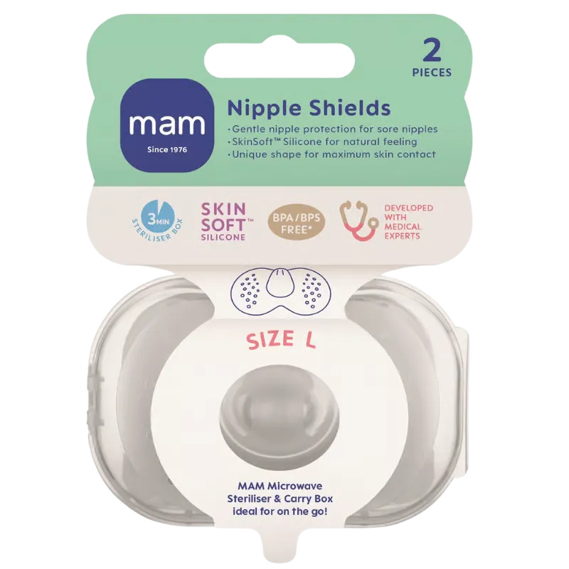 MAM Nipple Shields size Large (2 stk)