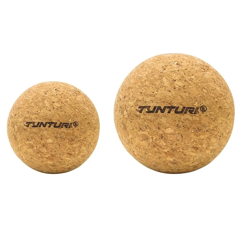 Tunturi Kork Massagebolde - 2 stk