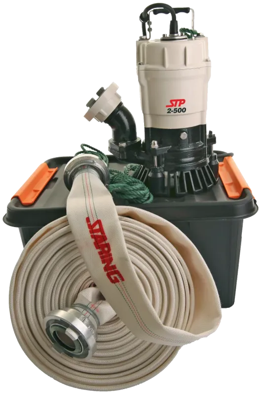 Dykpumpe STP2-500 230V 2", sæt m/slange, i kasse