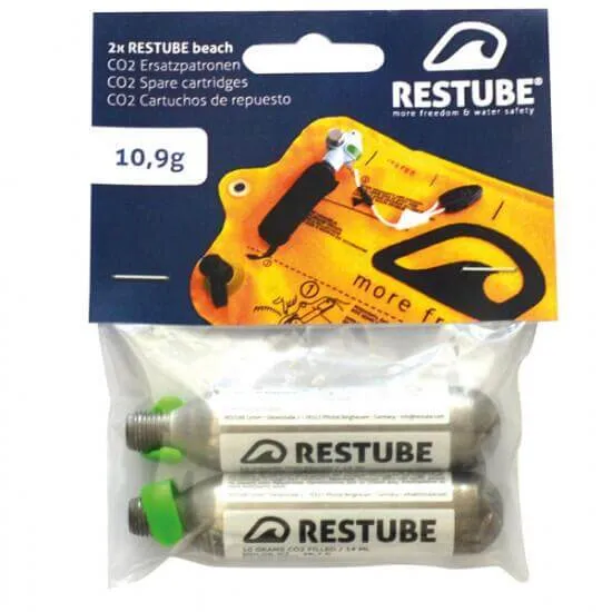 RESTUBE CO2 Patron til beach 10,9g (2 stk)