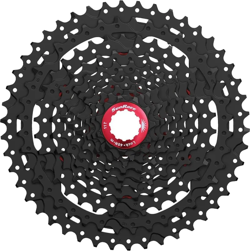 Sunrace CSMX3 Kassette 10 speed 11-46T MTB Sort