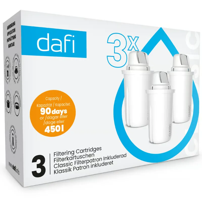 Filterpatroner 3-pack Dafi 1 Stk