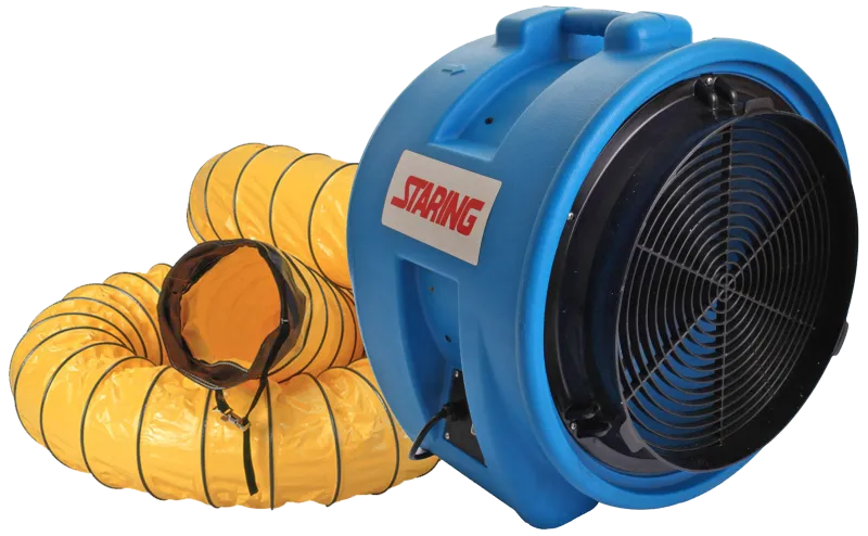 Ventilator VAF-400 120kbm/min m/7,6m 400mm flexsl.