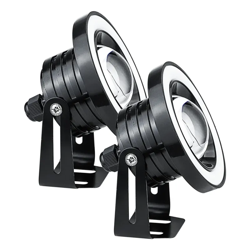 UDSALG - LED Eagle Eye projektør sæt med 2 stk.12 volt. 76mm - 20 watt - Dinled - Køretøjs projektører