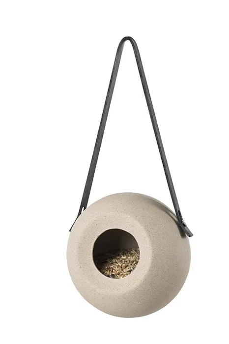 Garden Life - Foderhus keramisk - hvid Ø15 cm