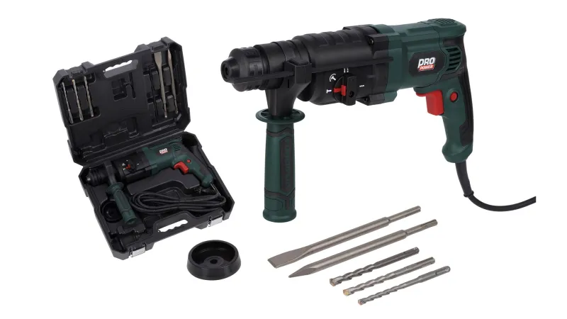 POWP3010 Borehammer 800 watt i kuffert Powerplus