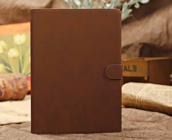 Lækkert ruskinds cover til iPad Mini 2 & 3. Brun.