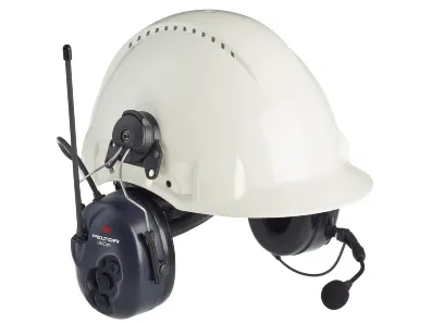 LiteCom Høreværn, 33 dB, PMR 446 MHz, sikkerhedshjelm-monteret