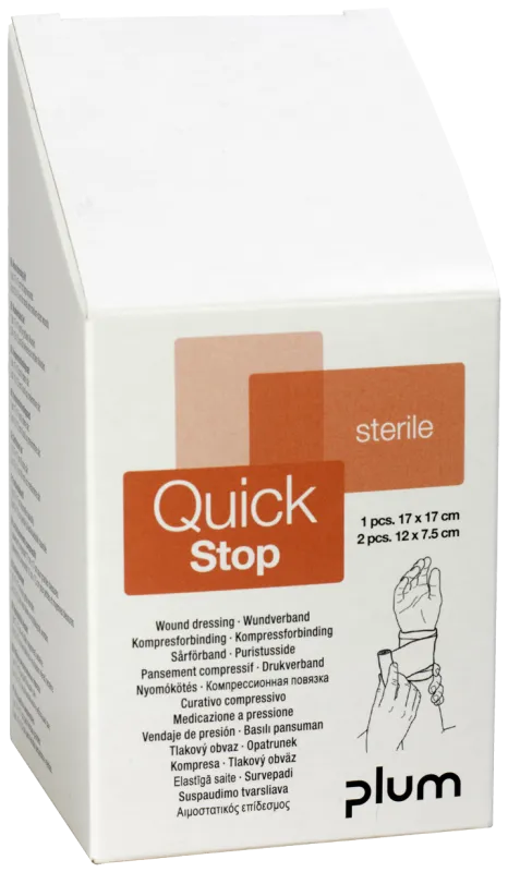 QuickStop kompresforbinding 3 stk
