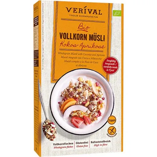 Müsli Kokos-Aprikos Øko. - 325 gram