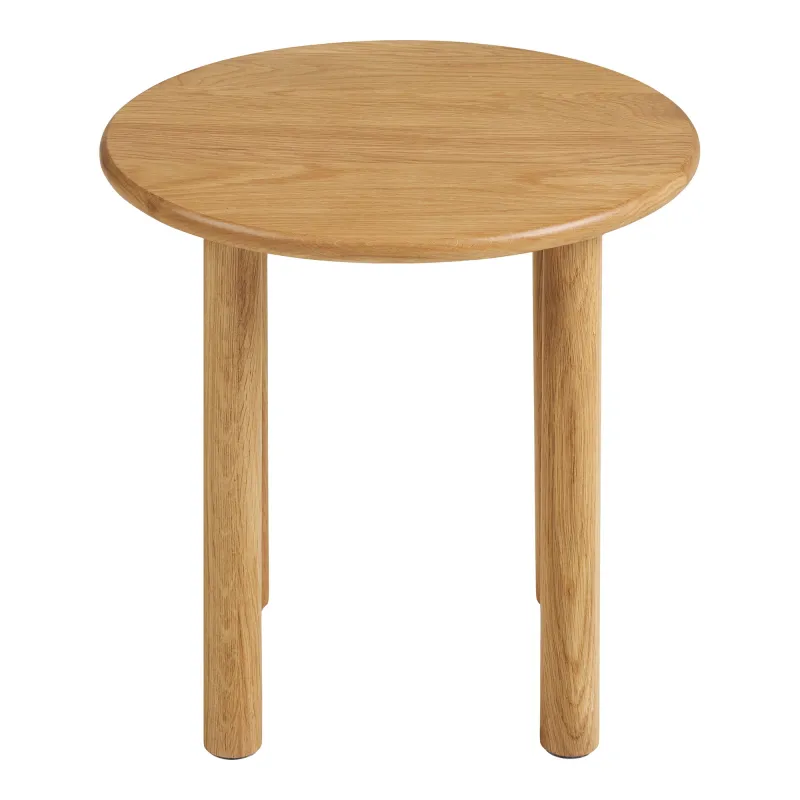 HOUSE NORDIC Jena sidebord, rund - natur egetræ (Ø40)