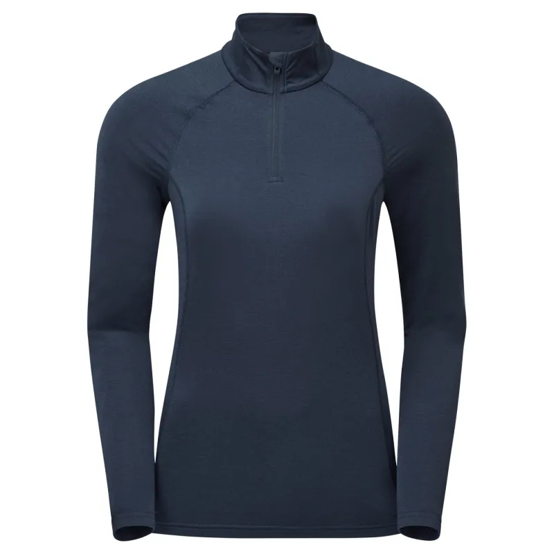 Montane F Dart Xt Zip Neck, dame, blå