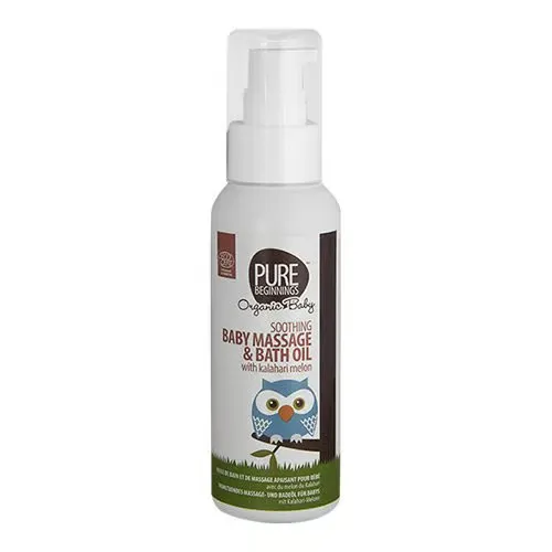 Pure Beginnings Baby massage og badeolie m. kalahari melon (100 ml)