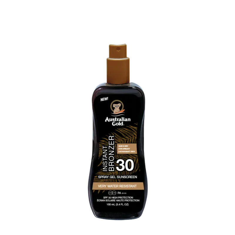 Australian Gold Instant Bronzer Spraygel SPF 30 (100 ml)