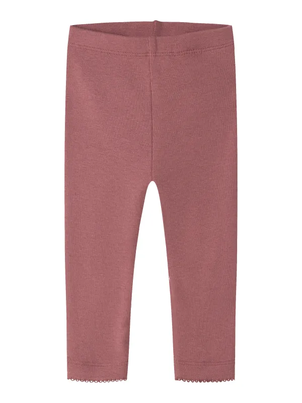 Lil Atelier Gayo - Slim Leggings - Withered Rose - 56 cm