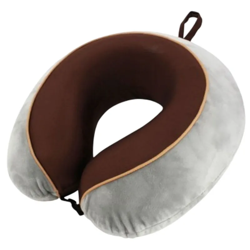 TravelSafe Rejsepude med memory foam, grå/brun