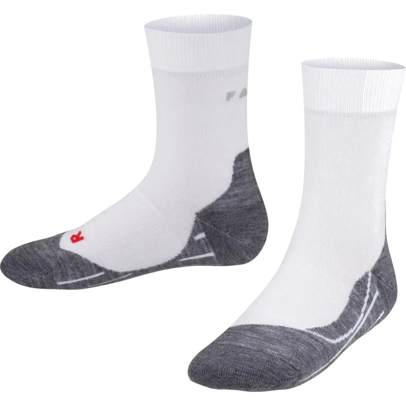Falke RU4, løbestrømper, junior, hvid