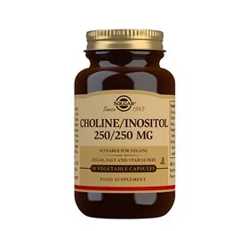 Solgar Choline/Inositol 250mg 50 kap.