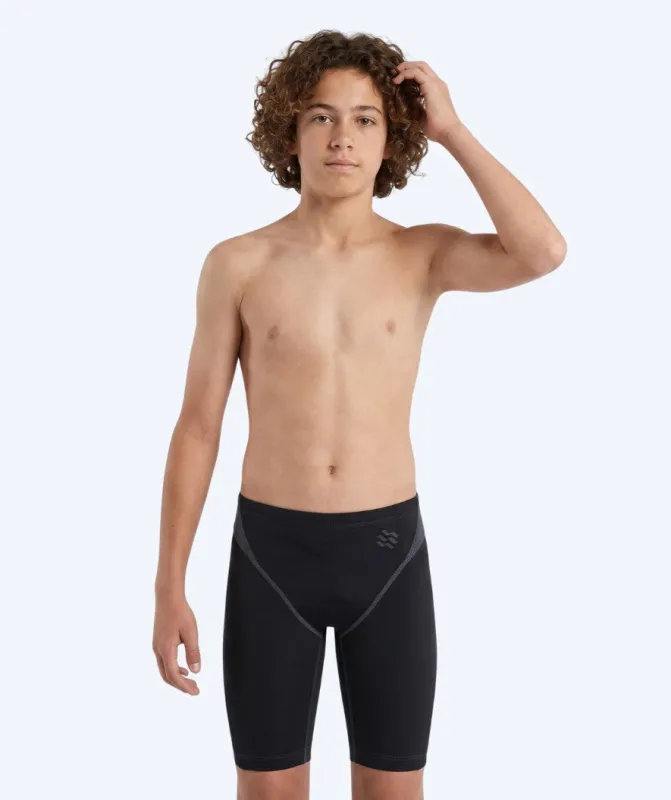 Watery konkurrence badebukser til drenge - Rapidskin 2.0 - Sort