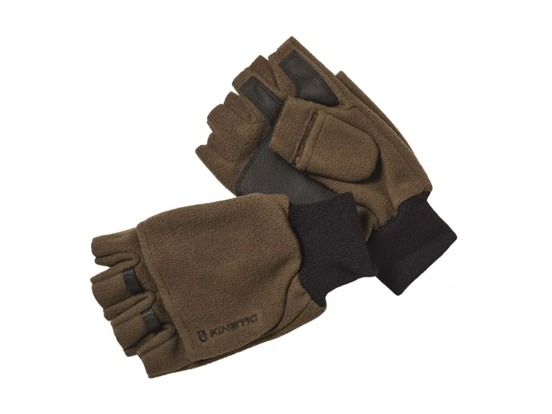 Kinetic Windstop Foldover Mitt Army Green - L