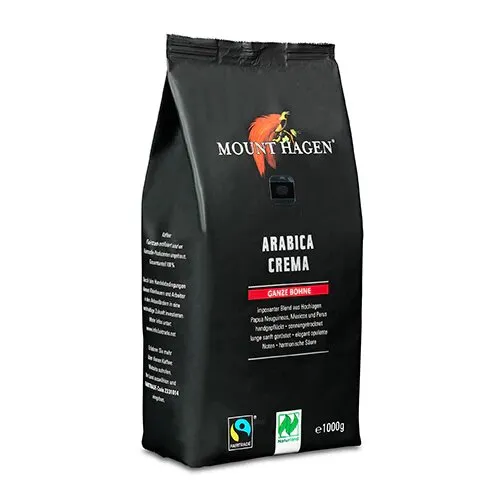 Kaffebønner Arabica Crema Øko. - 1 kg.