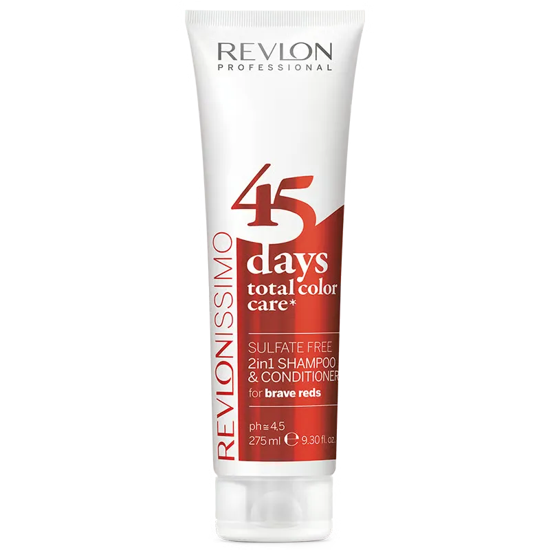 Revlon 45 Days 2in1 Shampoo & Conditioner Red 275 ml.