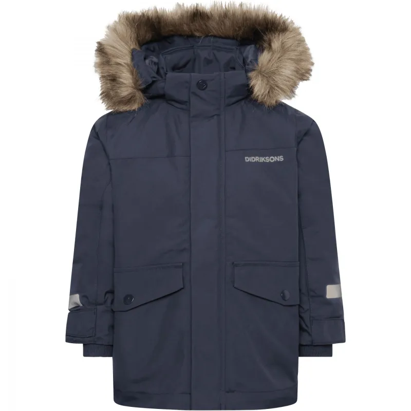 Didriksons Bjärven 5, parka, børn, navy