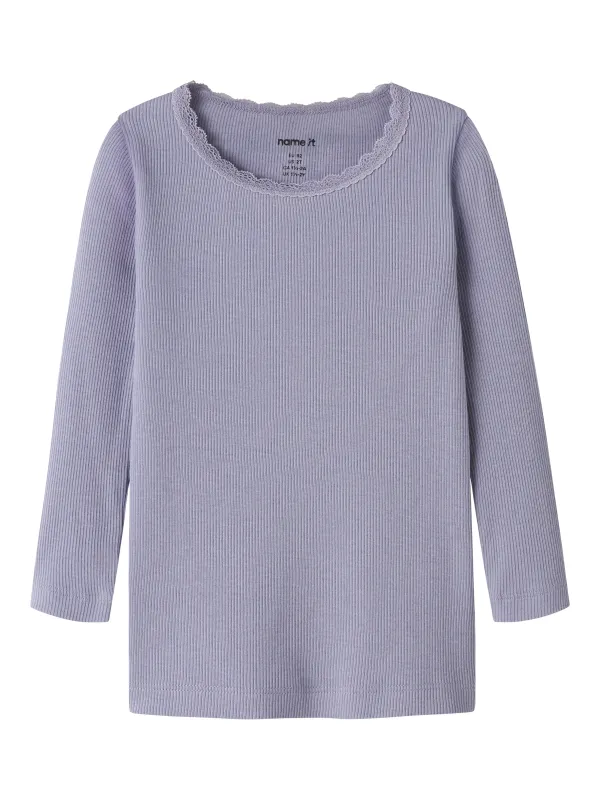 Name It Kab - LS Top Noos - Heirloom Lilac - 86 cm