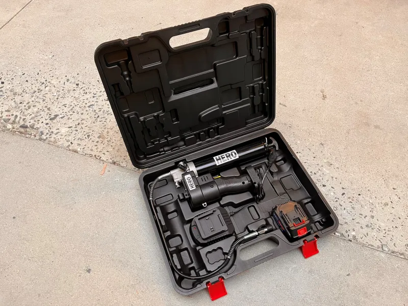 Fedtpresser 21 volt med 1 batteri Li-ion