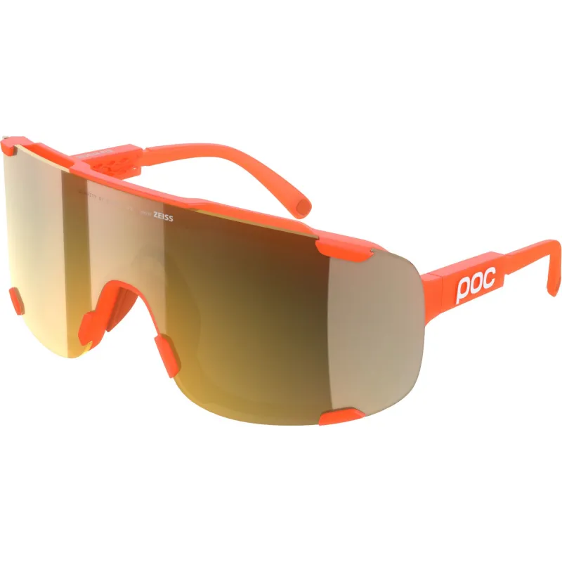 POC Devour Mid, solbriller, fluorescent orange translucent