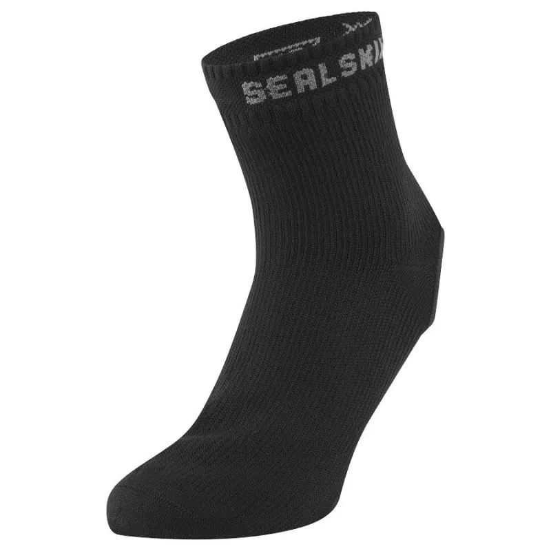 Sealskinz Thetford, cykelstrømper, sort