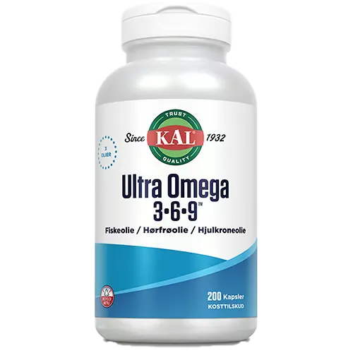 KAL Ultra Omega 3-6-9 (200 kapsler)