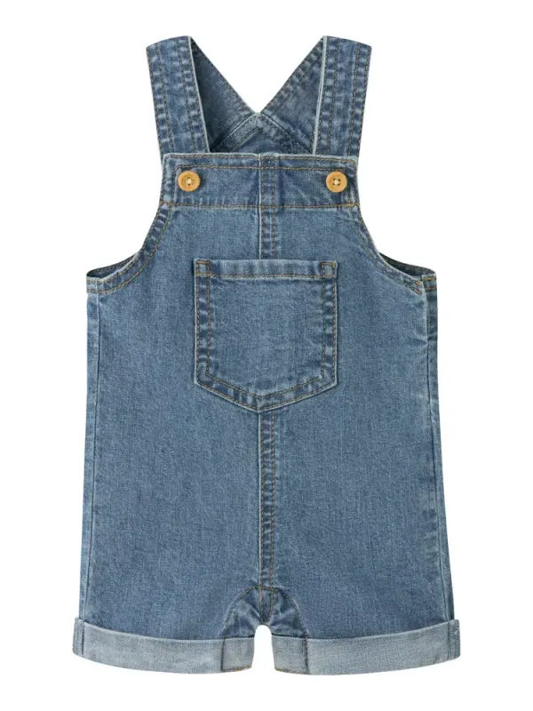 Lou Denim Smækbukser - Medium Blue Denim - 86