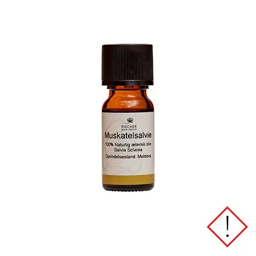 Muskatelsalvieolie æterisk - 10 ml