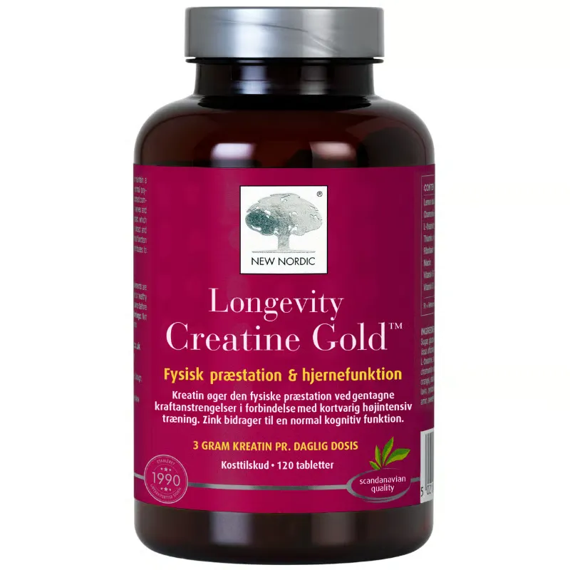 New Nordic Longevity Creatine Gold (120 tabl)