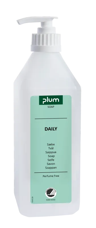 Sæbe Plum Daily, 600 ml pumpeflaske