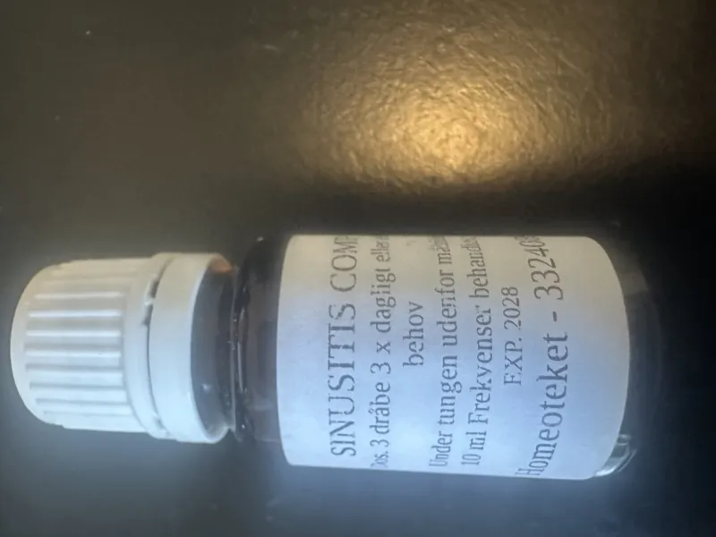 Sinusitis Comp fra Homeoteket - 10 ml.  X