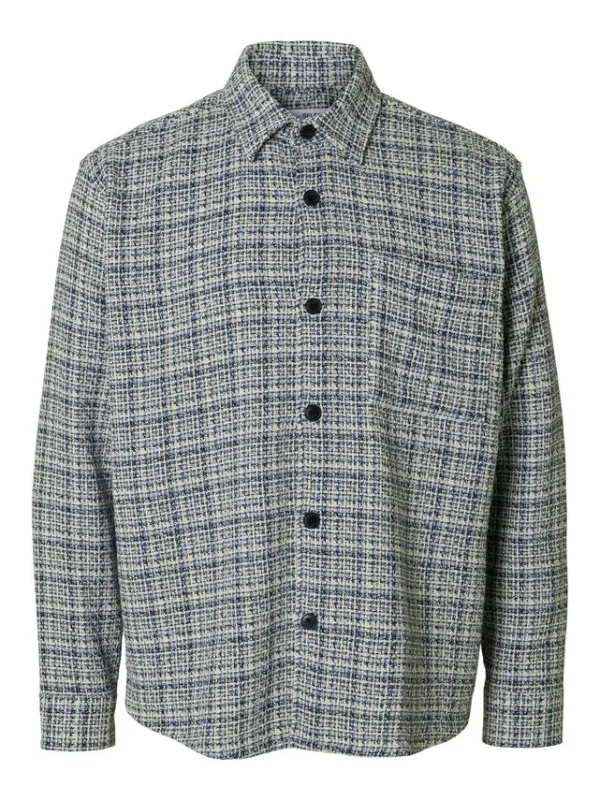 SLHRELAXMIKE NF BOUCLE OVERSHIRT