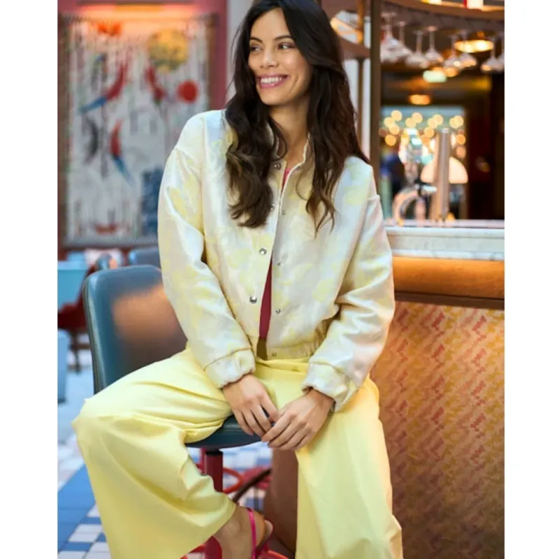 BLACK COLOUR dame jakke BCJACKLINE - Lt. Yellow