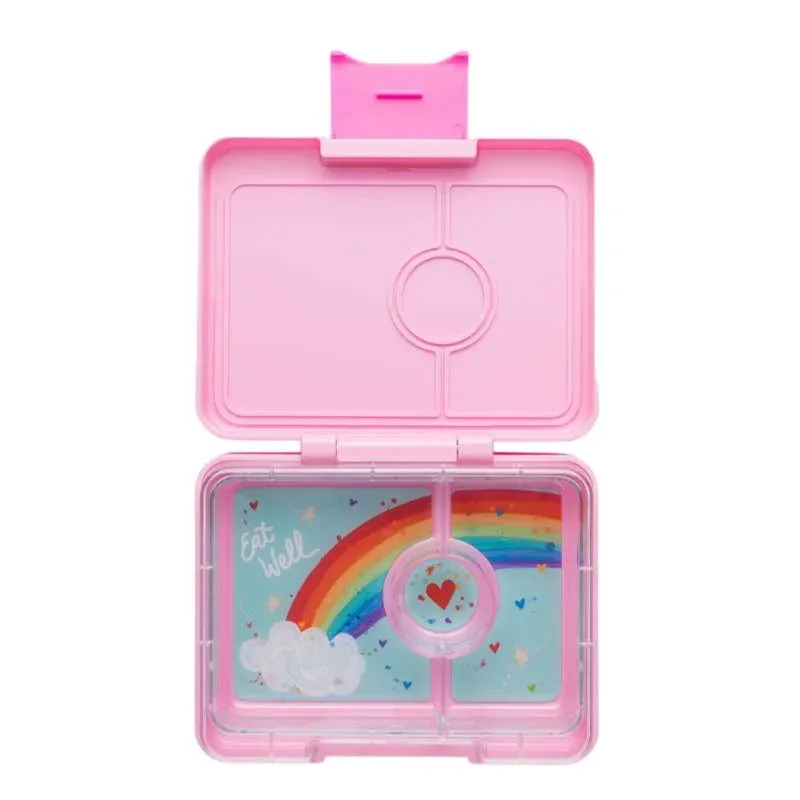 Yumbox Madkasse - Minisnack - 3 rum - Power Pink/Rainbow