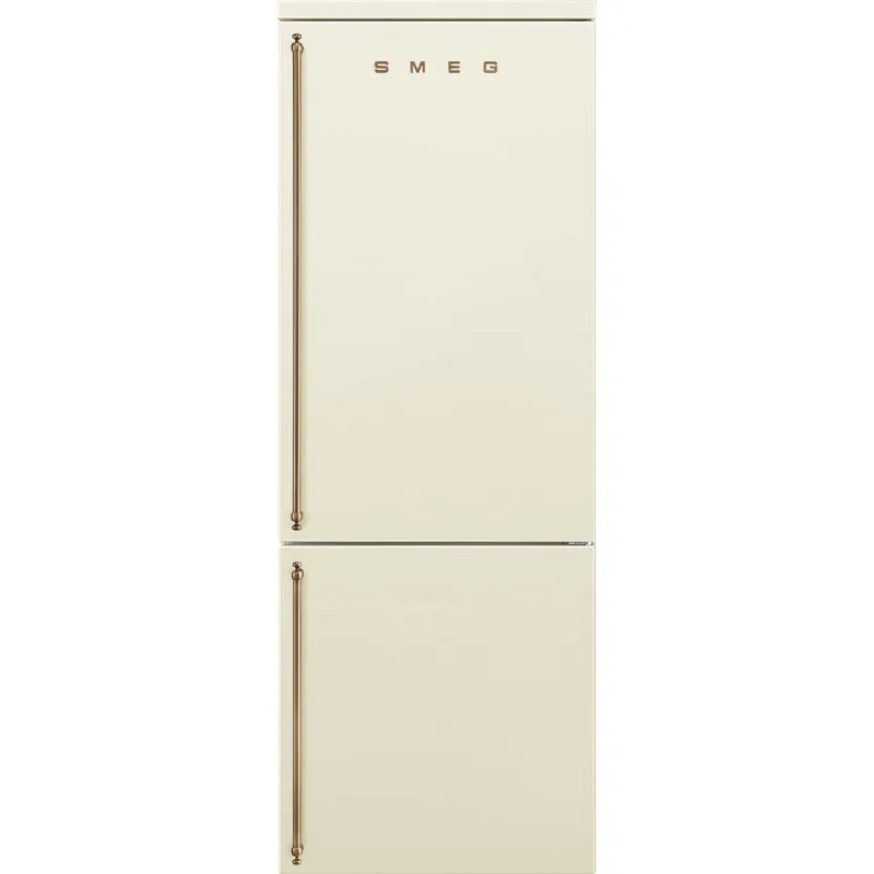 Smeg FA8005RPO6 højrehængt køle/fryser 70 cm, creme