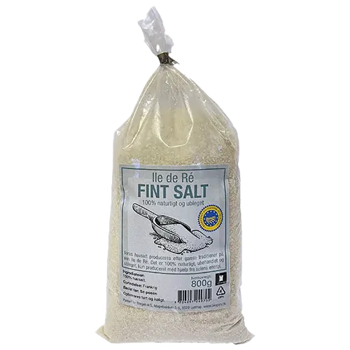 Biogan Fransk Fint Havsalt Ile De Ré Ubleget (800 g)