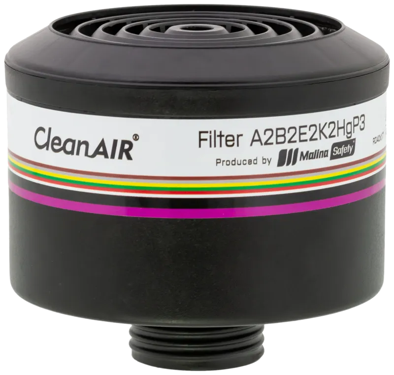 CleanAir gas- og dampfiler ABEK2HgP3